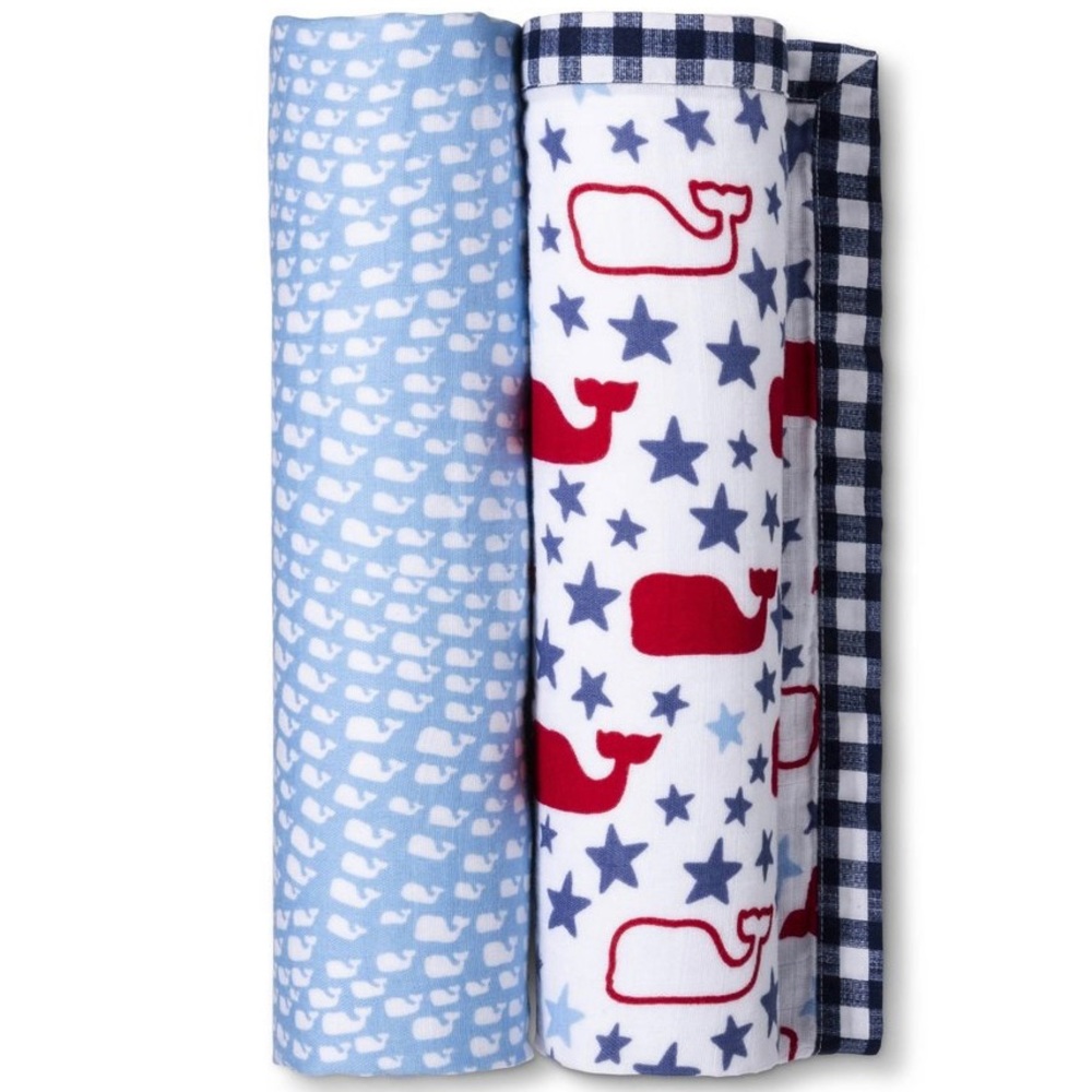 Vineyard Vines x Target Swaddle Blanket 2 Pack